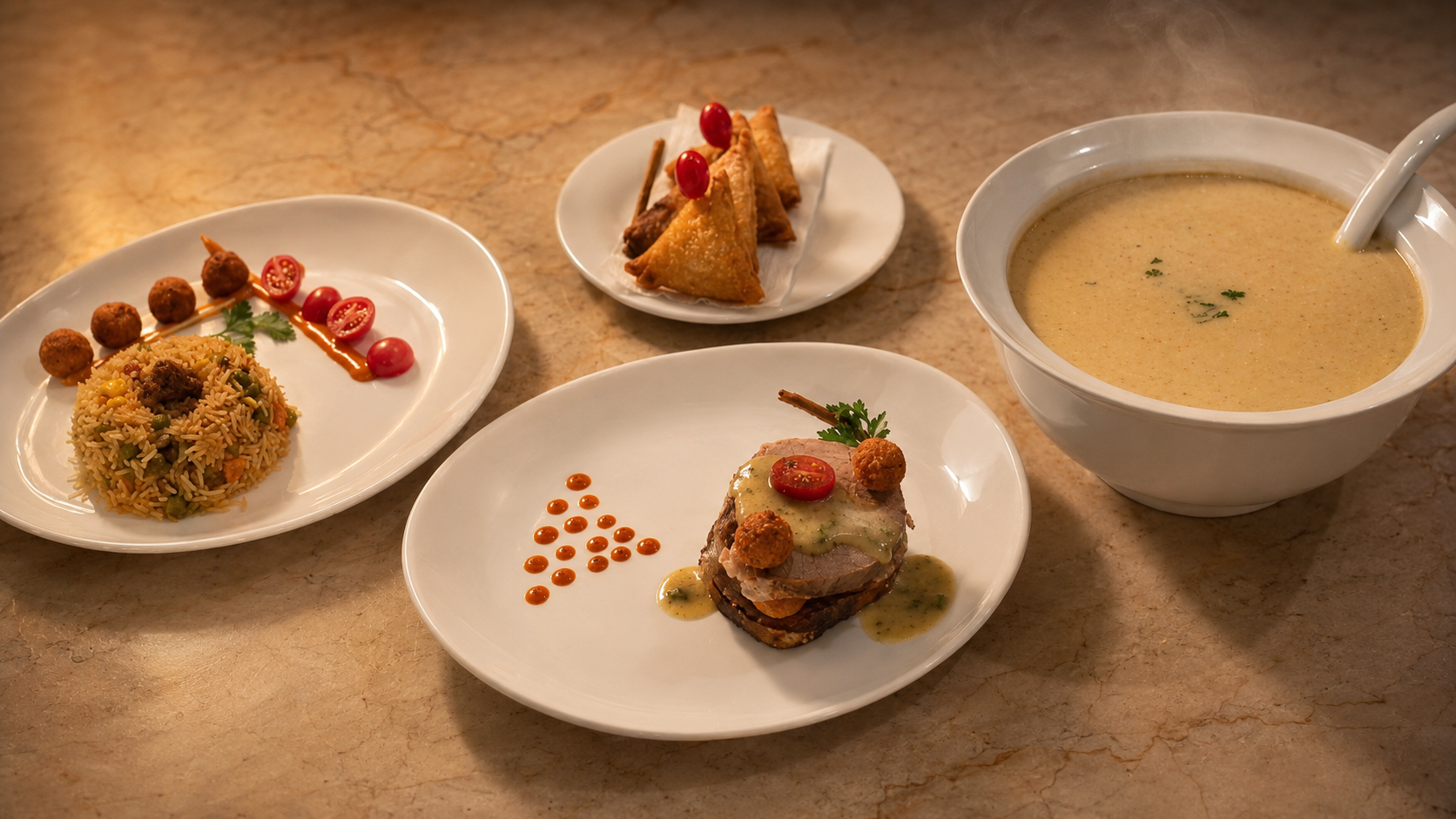 Assiettes du chef